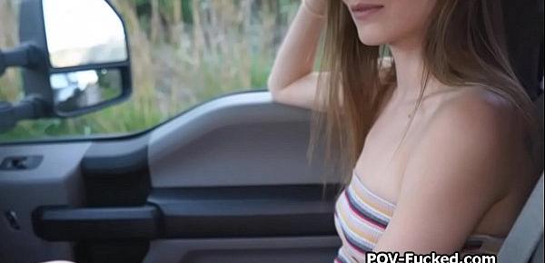  Taking home and fucking stranded teen cutie